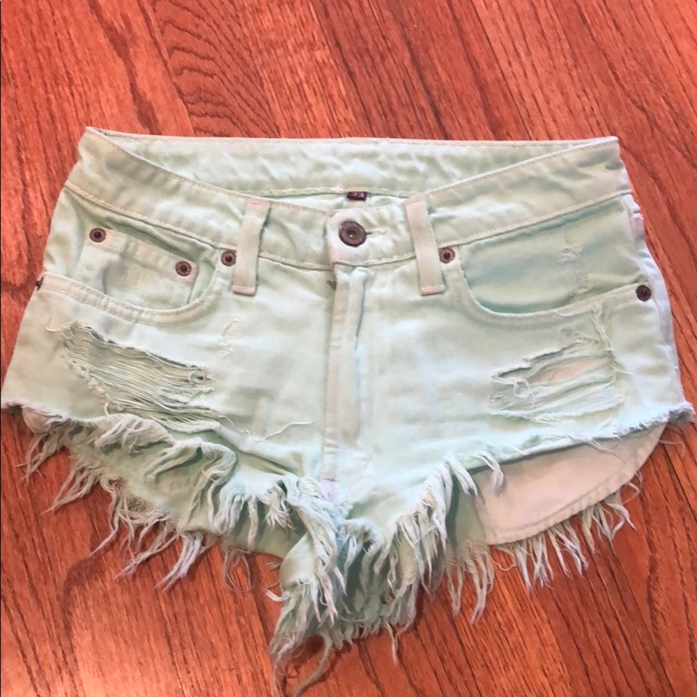 Car mar shorts size 23 turquoise